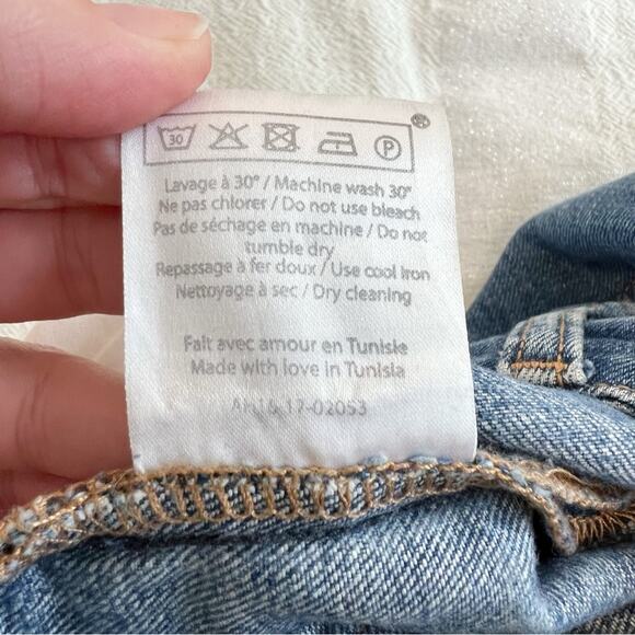 Sezane Straight Leg High Rise Jeans Size 28 - Picture 9 of 10